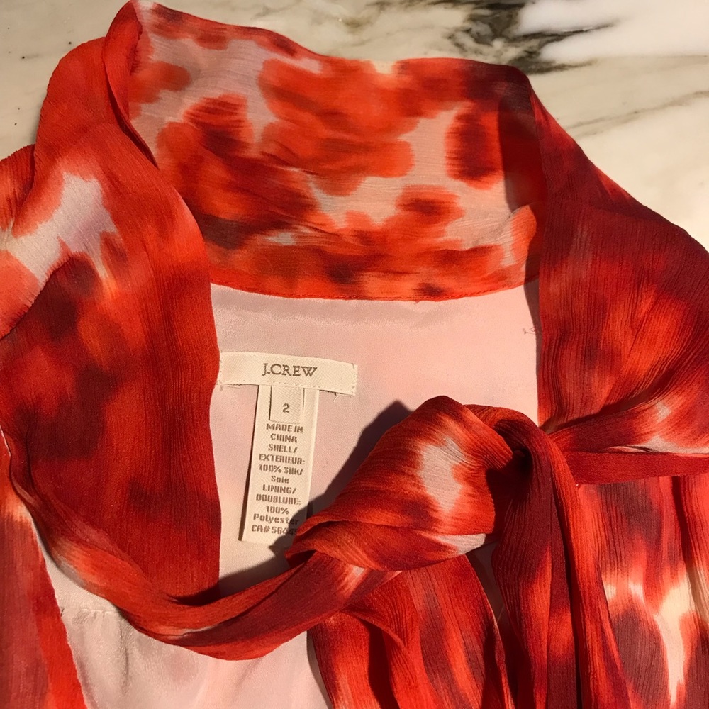 J. Crew 💯 % Silk Blouse - Picture 2 of 5